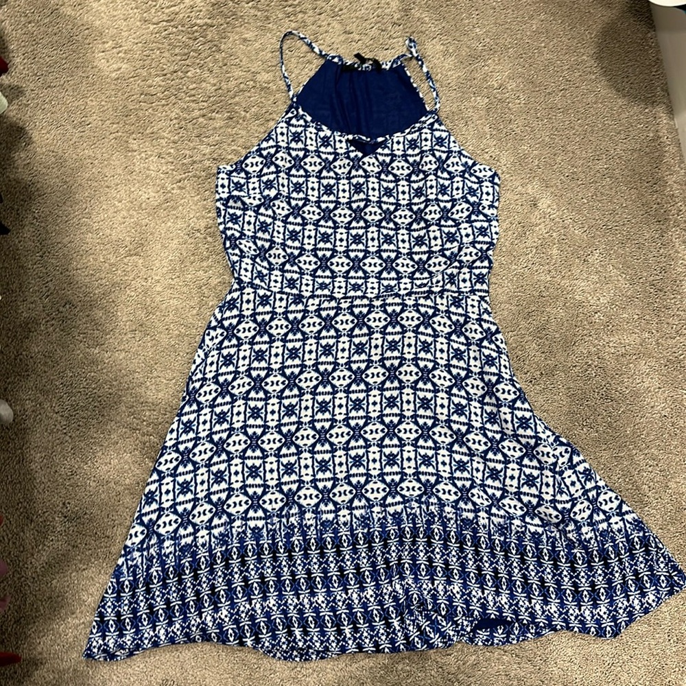 Blue dress